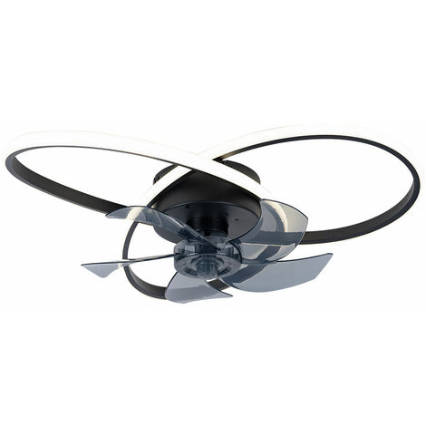 Plafoniera Con Ventilatore Bianco Luce LED CCT Dimmerabile 40w