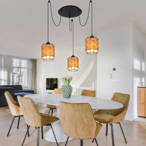 Lampada a sospensione Maahui, lampada in metallo/legno in | FindTheDeal