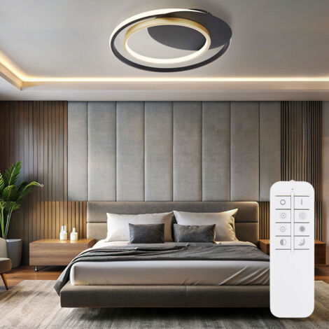 Plafoniere a LED, moderni lampadari neri da soffitto, dimmerabili da 55 Plafoniere a LED, moderni lampadari neri da soffitto, dimmerabili da 55