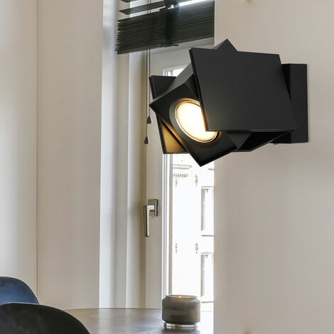 Applique Da Esterno Elgin In Alluminio Nero – Lampada Classica Per Giardino E Terrazza