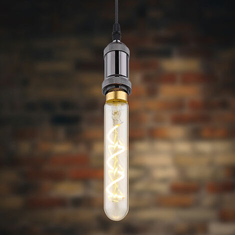 Lampadina LED E14 lampada 4W bianco caldo Edison luce retrò dimmerabile  280lm 2700K, PxH 2 x 12,5 cm
