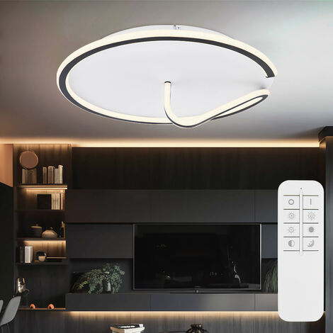 Plafoniera LED Da Incasso Matane 12 Pollici Con Luce Notturna, Colore Nero, 24W 120V - Foto 2