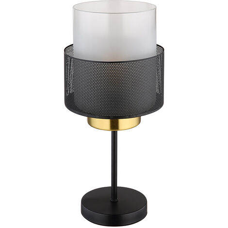 Onli Lampada Da Tavolo Cestino In Rattan E Legno | Stile Rustico Shabby Chic | Abat-jour Per Camera Da Letto | Diametro 20cm H40cm - 5