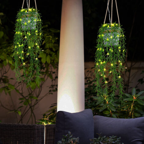 Lampada Sospensione Solare LED Con Pallina In Vetro Per Giardino E Decorazioni Esterne - Foto 6