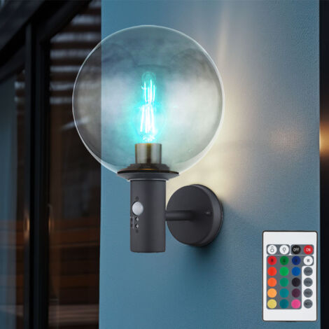 Lampada led energia solare per esterni con sensore di movimento e crep