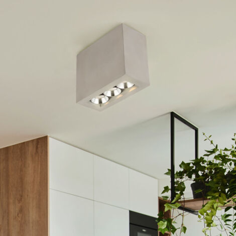 Lampada Da Soffitto Massive Heritage | Grigio | Design Classico | Portalampada (Sorgente Luminosa Esclusa)