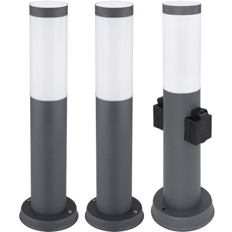 Lampada dissuasore da giardino a LED nero PARKERS Lampada dissuasore da giardino a LED nero PARKERS