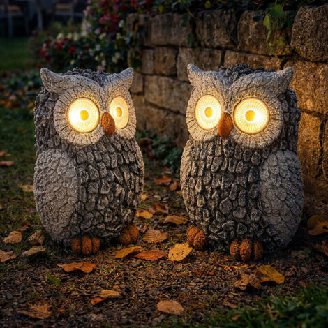 2 Figure Da Giardino Anatre Con Ombrello - Resina 12cm | Decorazione Esterna - Foto 5