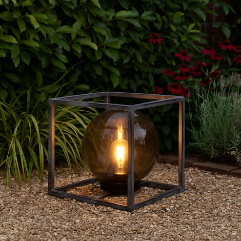 Lampada Solare Sfera 30 Cm Esotec - 7 Colori, Accensione Automatica, 8 Ore Di Luce, Per Giardino E Terrazzo - 6