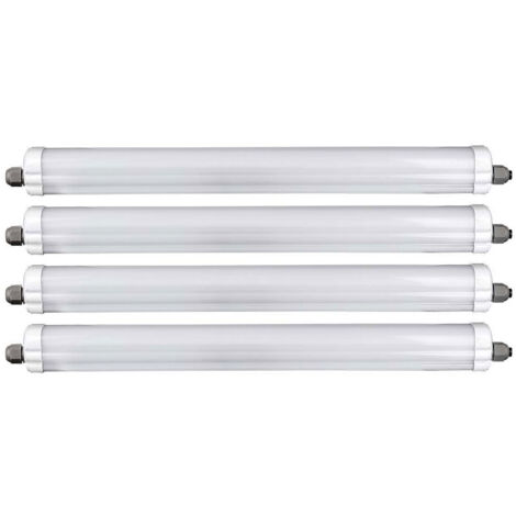 Tubo LED 30-150 Cm Lampada LED A Tubo Per Ambienti Umidi 30-150 Cm - Plafoniera IP40 Per Cantina, Garage, Bagno Luci Led 24 V Tubo LED 30-150 Cm Lampada LED A Tubo Per Ambienti Umidi 30-150 Cm - Plafoniera IP40 Per Cantina, Garage, Bagno Luci Led 24 V