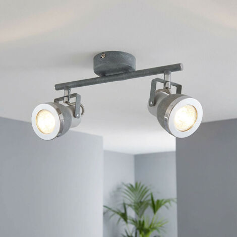 Faretto da soffitto grigio lampada da soffitto per soggiorno con ...