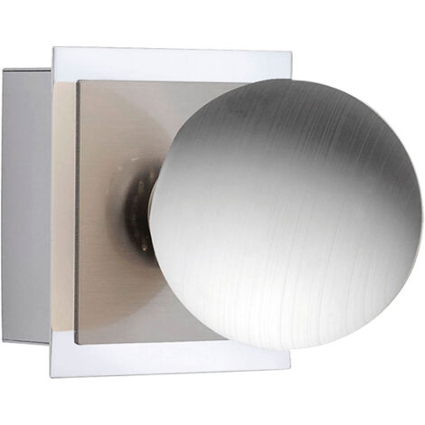 Lampada Da Parete LED Con Paralume In Vetro Opalino E27 – 4W, 420 Lumen, Per Soggiorno, Camera Da Letto E Corridoio