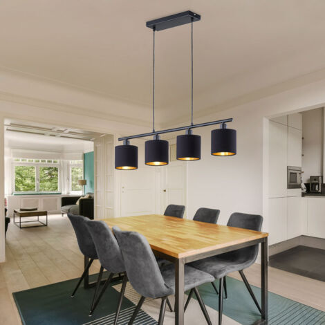 TRIO Leuchten Nola lampada da tavolo, E27 nero opaco - 506290132 | REUTER