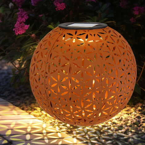 Luci Solari A Sfera Da Giardino - 40 Cm, IP67 Impermeabile, 8 Colori + Modalità Cambio Colore
