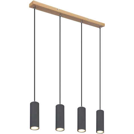 Globo - lampada a sospensione - Robby - naturale - metallo -