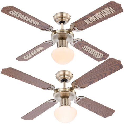 Peowuieu 4 pezzi Soffitto Ventilatore Tirare Catene Set Glow Lampadina e Ventilatore Pattern Catena Tirare Estensione Ventilatore Tirare Catene Gancio 12 pollici ( Antico