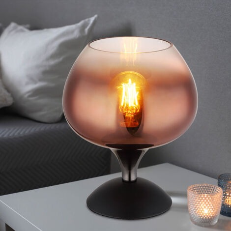 Lampada Da Tavolo Industriale In Metallo, Retro, E27, Con Interruttore Sul Cavo, Rotonda, Per Scrivania, Comodino, Soggiorno, Ufficio, Argento, 60W Max