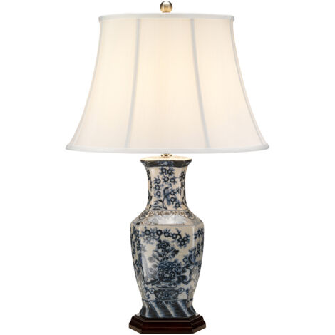 Lampada da tavolo Hex 1 luce blu (1/5)
