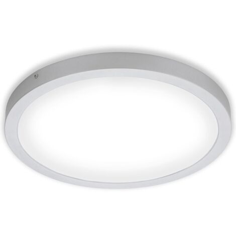 Lampada da soffitto a LED 24,5 W 4000K cromato opaco IP20 Ø40,5cm Briloner (1/5)