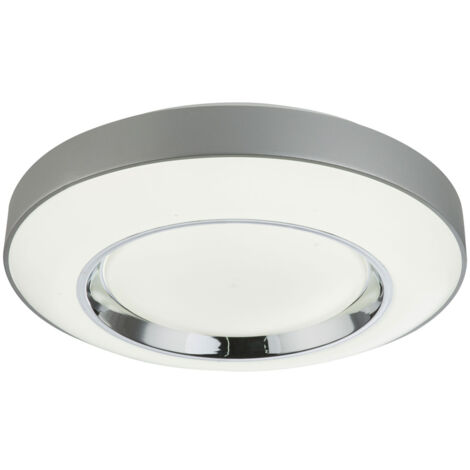 Plafoniera LED dimmerabile soggiorno / camera da letto luce diurna lampada cromata TELECOMANDO Globo 48397-36