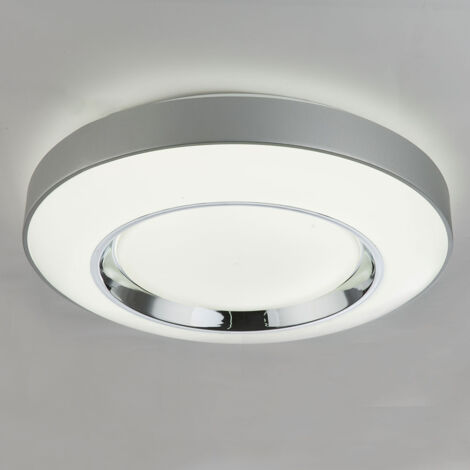 Plafoniera LED dimmerabile soggiorno / camera da letto luce diurna lampada cromata TELECOMANDO Globo 48397-36