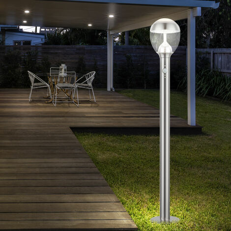 Lampada da terra a LED per esterni da giardino, balcone, faretto,  rilevatore di movimento, lampada in