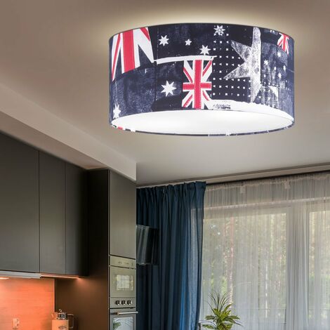 Lampada da soffitto con design a bandiera per il tuo spazio