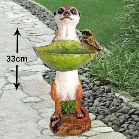 WELDUN Abbeveratoio per uccelli 26 cm, per esterni, giardino, in