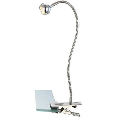 Lampada da tavolo con morsetto flessibile luce led E27 lume