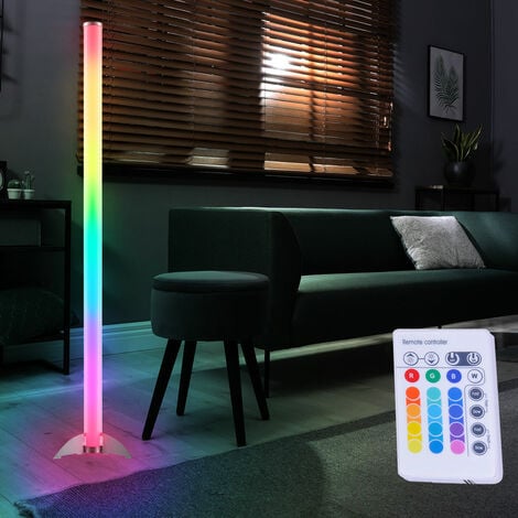 Design RGB LED lampada da terra stand lampada cambiacolore faretto  telecomando illuminazione dimmer