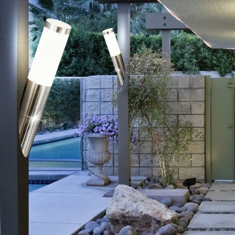 Applique LED esterno lampada parete moderna 7W luce ingresso giardino IP65  230V BIANCO 6000K