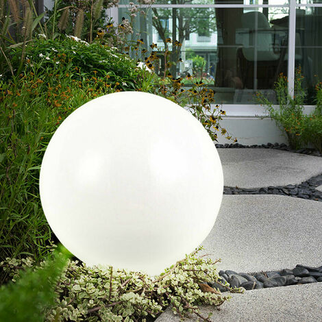 Set di 2 luci a LED per esterni a sfera solare faretti terrazze  illuminazione da giardino