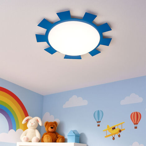 Lampada Da Parete A Forma Di Balena Per Bambini - LED 8W, 3 Modalità Colore, In Acrilico E Metallo - Per Cameretta