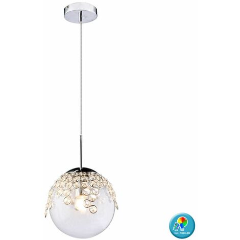 20 Watt LED Design Pendolo Lampada Salotto Ess Camera Sfera Soffitto Luce