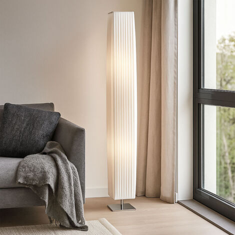 Lampada da terra a LED da 14 watt lampada da lettura luce tessile illuminazione bianca