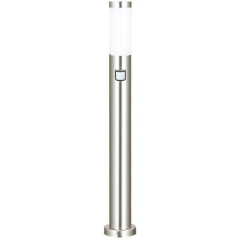 Set di 2 lampade da esterno a LED rilevatore di movimento del percorso del giardino illuminazione esterna per porta della casa luci da terra