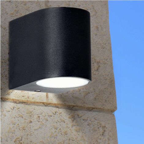 Set di 2 lampade da parete per esterni Alu Down faretti per l'illuminazione  di facciate