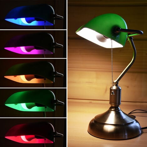 LED RGB retro lampada da tavolo dimmer telecomando lampada da