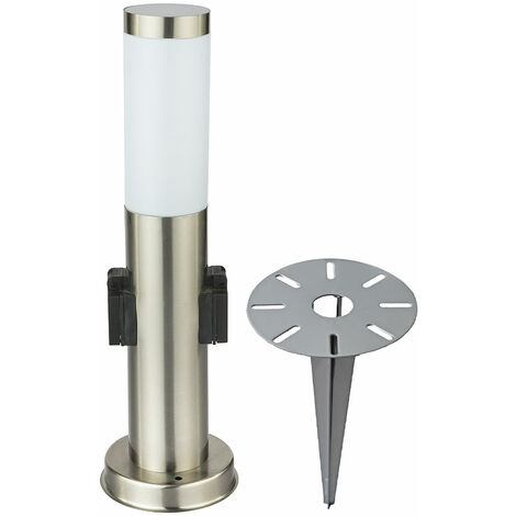 Faretti da parete per esterni a LED lampade con base in acciaio inossidabile terrazze da giardino percorsi vialetto luci in piedi