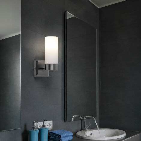 Specchio bagno design nero LED orientabile IP44 - VICINO