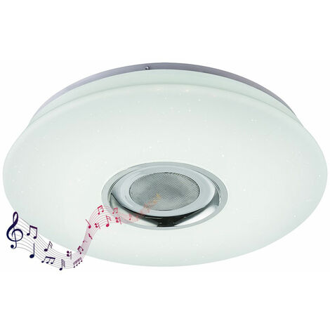 Lampada da soffitto a LED Bluetooth con telecomando RGB Music Rhythm  Lampada che cambia colore, dimensioni: 33 cm