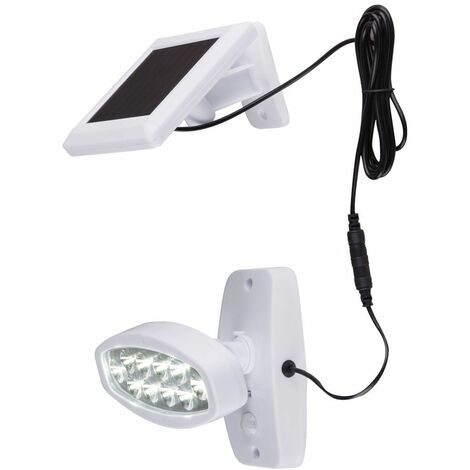 Faretti solari a Led telecamera da esterno con sensore di movimento lampada  da parete 500W con pannello solare da 5M illuminazione di sicurezza  stradale per giardino - AliExpress