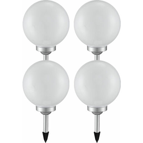 Set Di Luci Solari, Luci Plug-in In Acciaio Inox, Luci Da Esterno, Lampada Solare, Luce Da - Foto 7