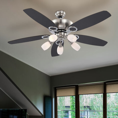 Ventilatore da soffitto a LED da 15 watt con interruttore a strappo e  lampada di illuminazione