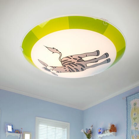 Lampada da soffitto per bambini dimmerabile con telecomando Lampada LED per  cameretta dei bambini animali colorati