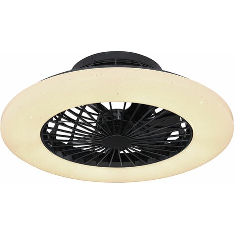 Ventilatore da soffitto con illuminazione e telecomando Plafoniera  silenziosa con ventola dimmerabile, timer per luce notturna