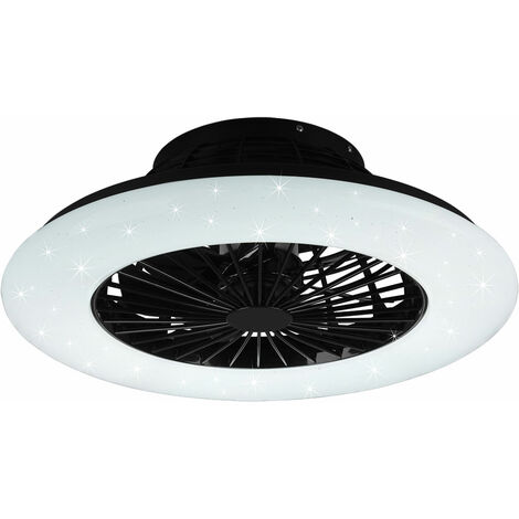 Ventilatore da Soffitto con Luce, 70cm, Dimmerabile LED Plafoniere