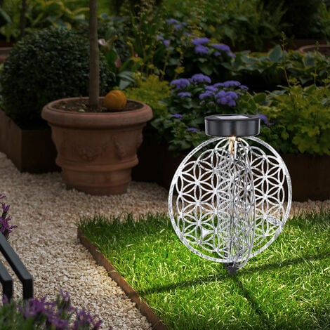 Sfera luci solari per esterno Sfera luci giardino lampada solare solare  palla orientale, effetto luce motivo