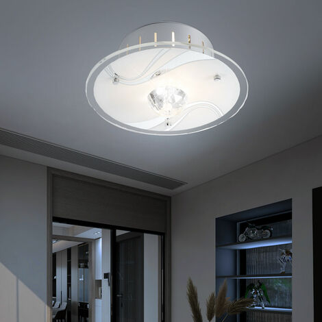 Lampada da soffitto Lampada da soffitto Lampada di cristallo Lampada di  design Metallo, vetro a specchio