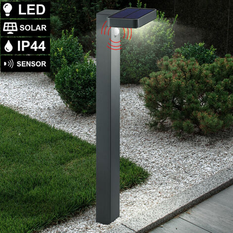 Lampada da terra lampada da giardino in acciaio inox con rilevatore di  movimento segnapasso a LED